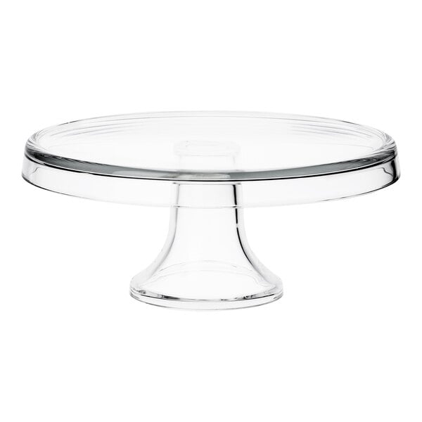 10 Strawberry Street Palladio 10" Round Glass Cake Stand BRG-86-98-014 - 4/Case