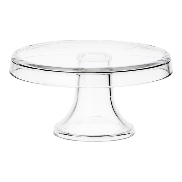 10 Strawberry Street Palladio 8" Round Glass Cake Stand BRG-86-98-015 - 4/Case