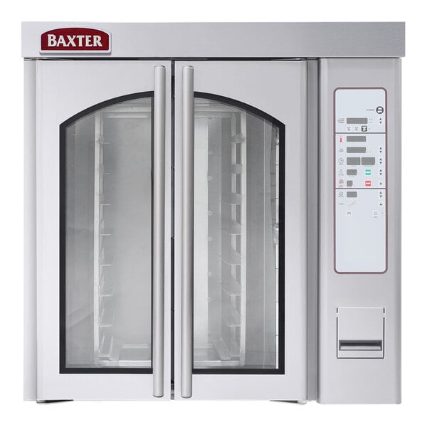 Baxter OV310E Single Deck Mini Electric Rotating Rack Convection Oven with Digital Controls - 208V, 3 Phase, 18 kW