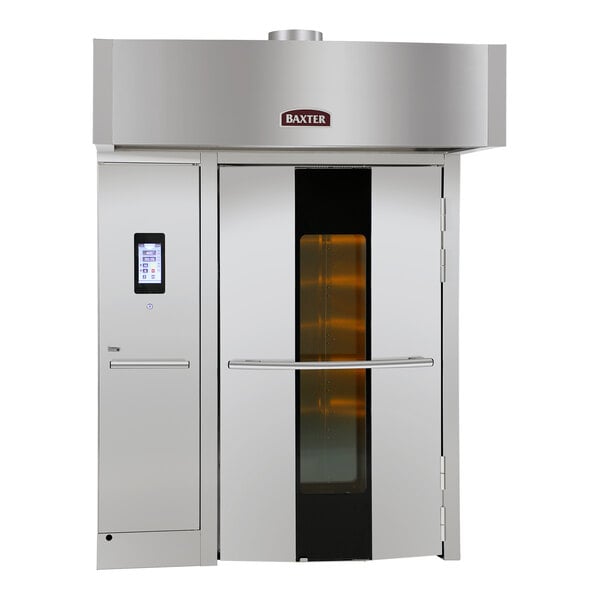 Baxter OV520G2 Double Natural Gas Rotating Rack Convection Oven with Touch Screen Controls - 275,000 BTU