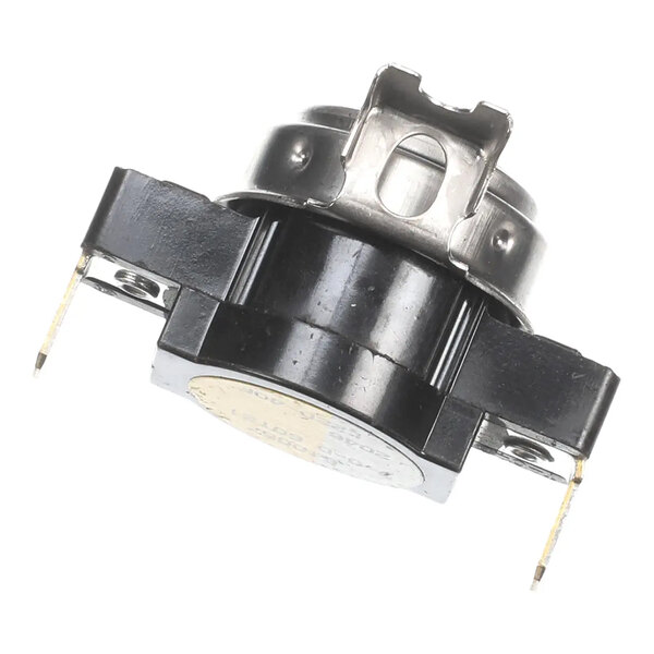 A high temperature limit switch for Delfield equipment, rated at 220°F and 240V-25A.