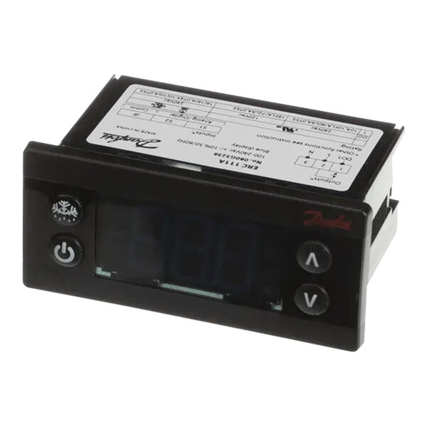 A digital control panel assembly for Delfield refrigeration units.