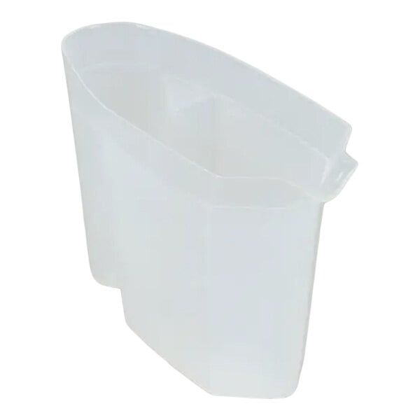 A translucent plastic 48-ounce water pitcher.