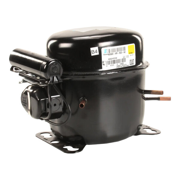 A Delfield 3526695 1/4 horsepower refrigeration compressor.