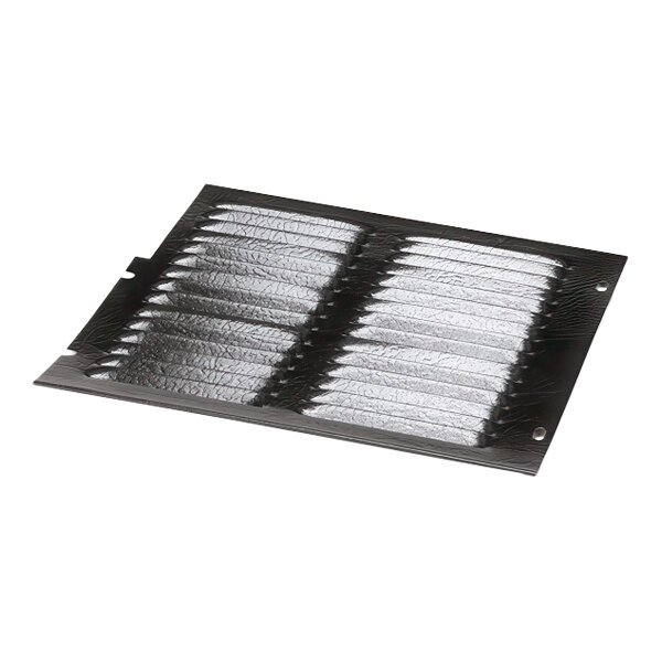 A black front grille panel for Beverage-Air Bb, Dd, and Ms series equipment.
