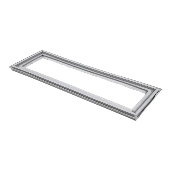 A rectangular gray gasket designed for a drawer, specifically the Delfield 1701391 model.