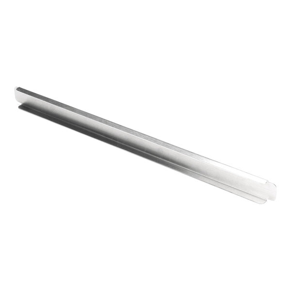A stainless steel support pan for commercial kitchen equipment.