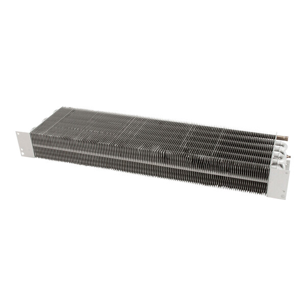 A metal evaporator coil for refrigeration units.