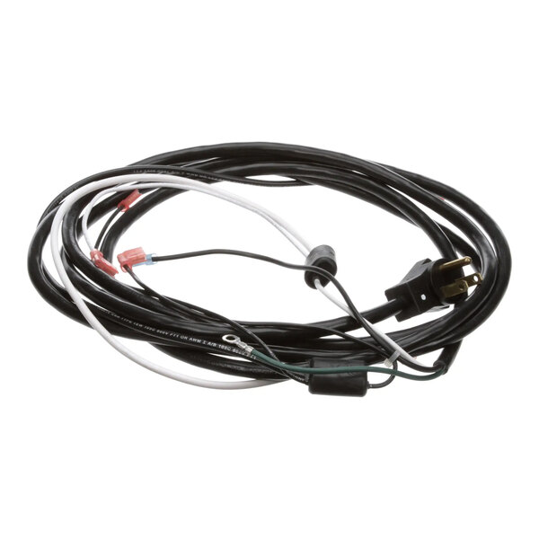 A wire harness with a plug designed for cold pans.