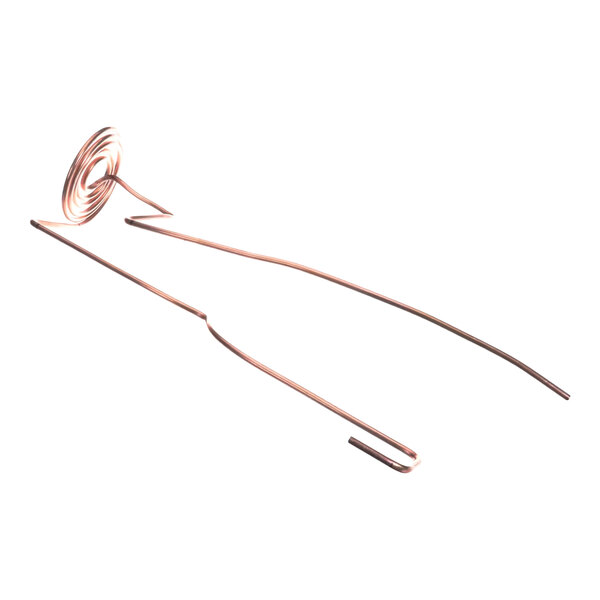 A coiled copper liquid line tubing component.