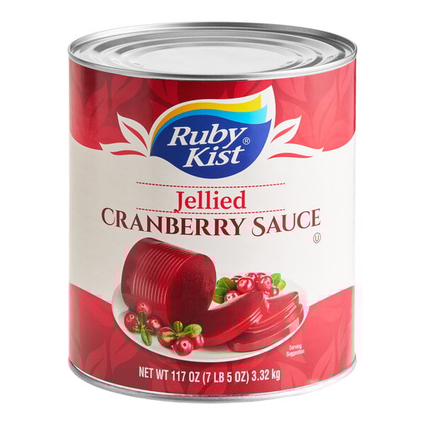 Ruby Kist Jellied Cranberry Sauce #10 Can - 6/Case