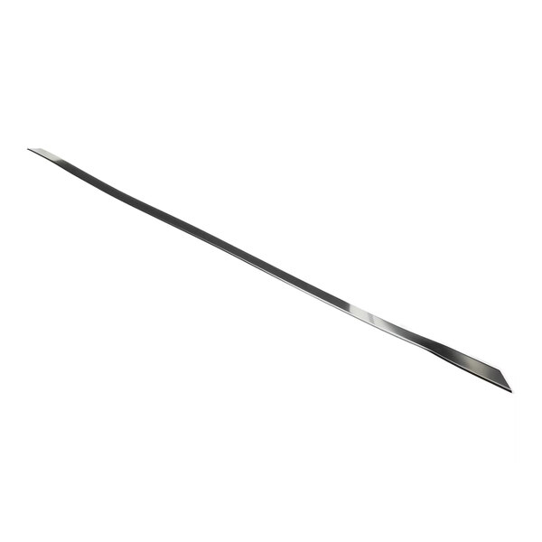 A long, thin metal channel gasket for horizontal use, designed for a 48-inch undercounter unit.