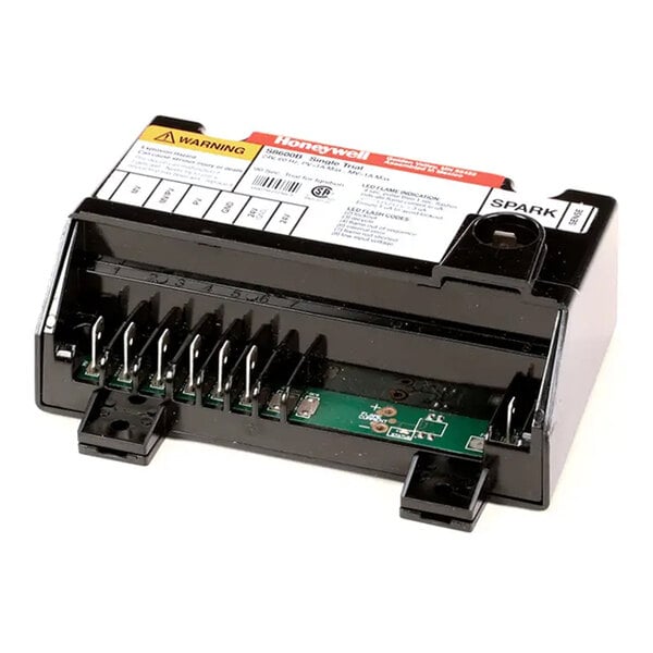A Honeywell electronic ignition control module for heating systems.