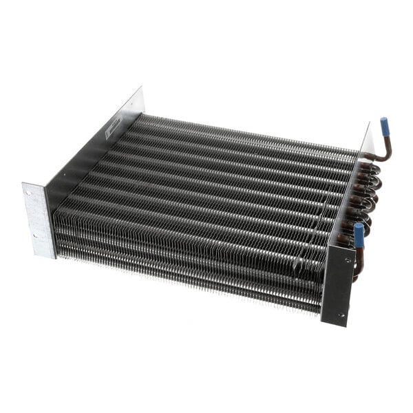 A metal condenser coil for refrigeration units, designed for use with True Refrigeration GDM-49F and GDM-72F models.
