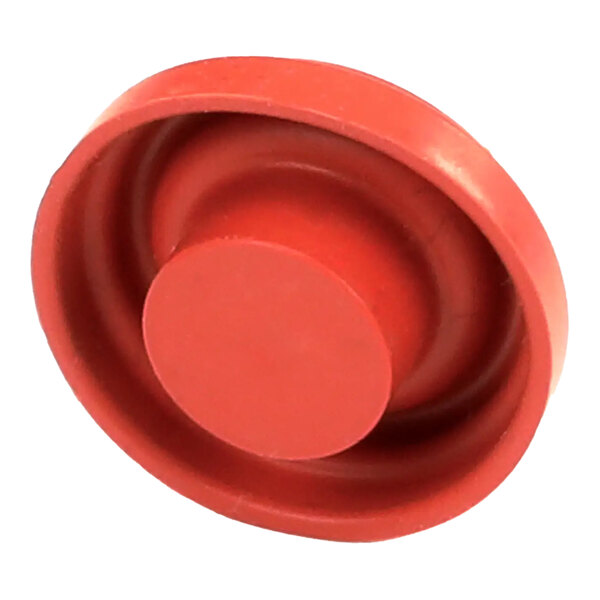 A red rubber diaphragm part for a Bunn Solenoid Valve V22018-0000.