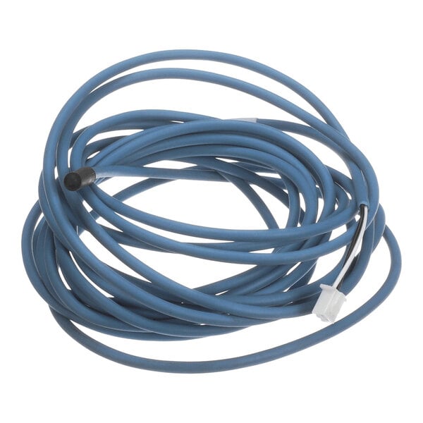 A blue thermistor probe with a JST connector.