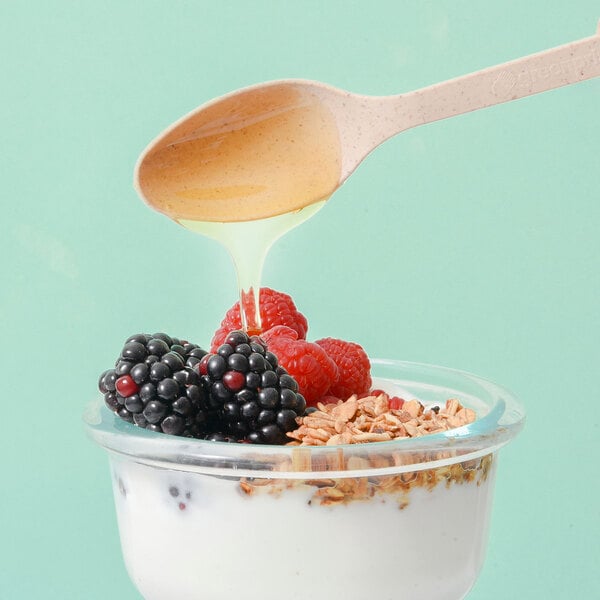 Greenprint Wrapped Heavy Weight Natural Agave Spoon - 500/Case