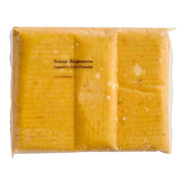 Soup Supreme Captain's Corn Chowder 4 lb. - 4/Case