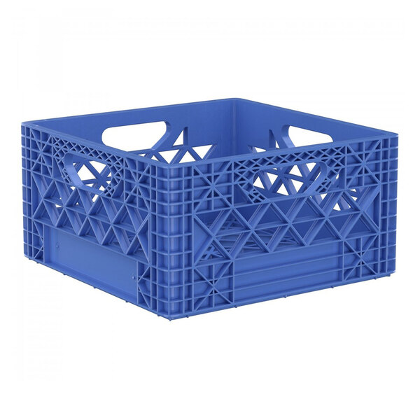 Blue Mini Super Crate - 14 1/2" x 14 1/2" x 7 1/2"