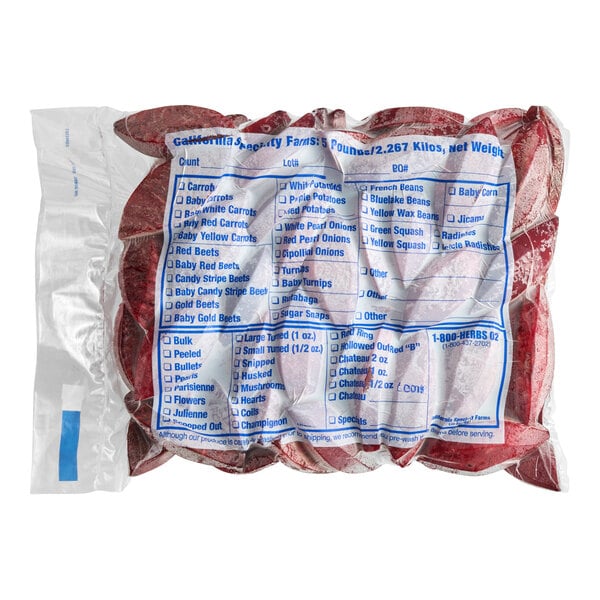 California Specialty Farms Hand-Turned Red Baby Beets 5 lb.