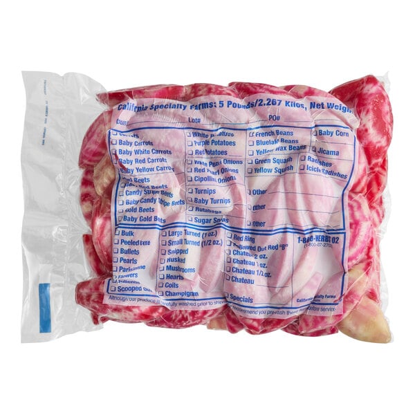 California Specialty Farms Hand-Turned Candy Baby Beets 5 lb.