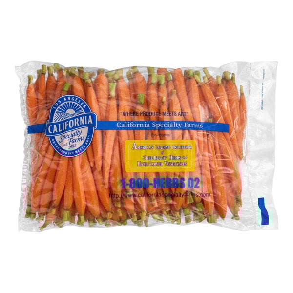 California Specialty Farms Hand-Peeled Orange Baby Carrots 5 lb.