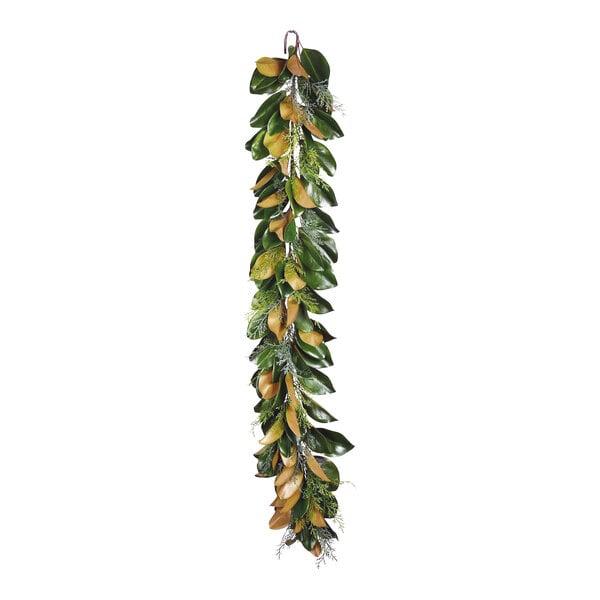 Mills Floral Company 60" Artificial Magnolia Evergreen Garland