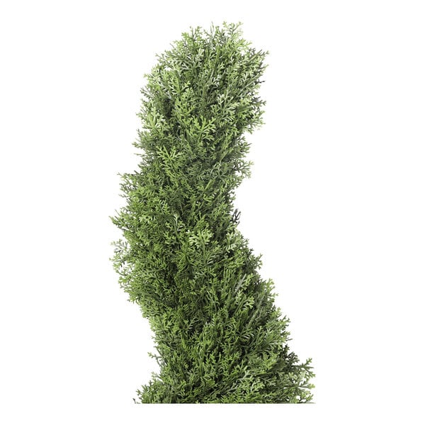 Mills Floral Company 70" Artificial Potted Cypress Spiral Topiary