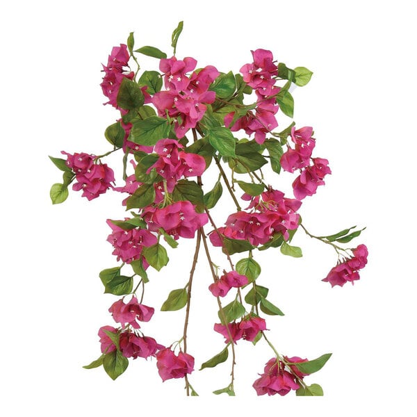 Mills Floral Company 43" Artificial Fuchsia Bougainvillea Hanging Bush