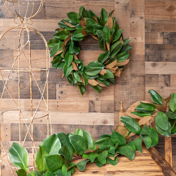 Mills Floral Company 60" Artificial Magnolia Leaf Garland