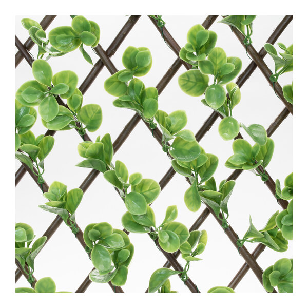 Mills Floral Company 39" x 78" Artificial Faux Jade Leaf Lattice Screen