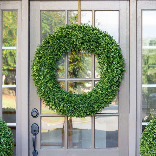 Mills Floral Company 32" Artificial Boxwood Round Wreath