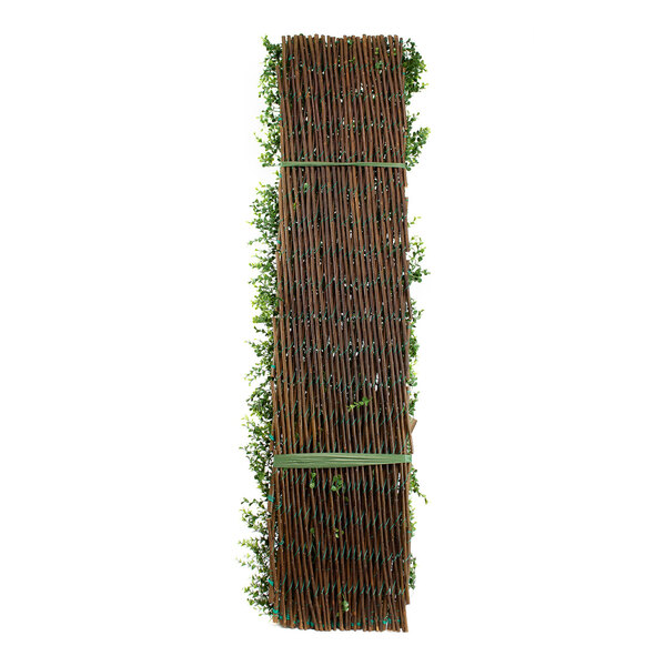 Mills Floral Company 39" x 78" Artificial Boxwood Willow Lattice Screen