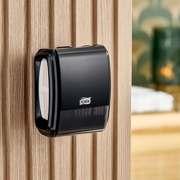 Tork 256023 Black Constant Air Freshener Dispenser - 6/Case