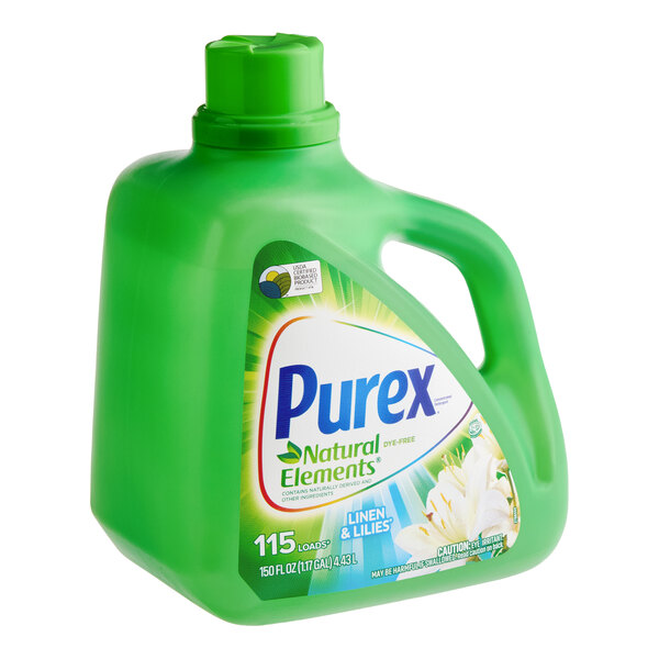 Purex Natural Elements 150 oz. Linen & Lilies Liquid Laundry Detergent - 4/Case