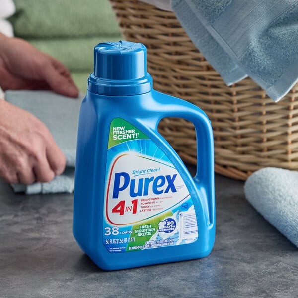 Purex 50 oz. Mountain Breeze Liquid Laundry Detergent - 6/Case