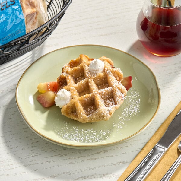 Vafels Vegan Vanilla Liege Waffle 2.3 oz. - 36/Case