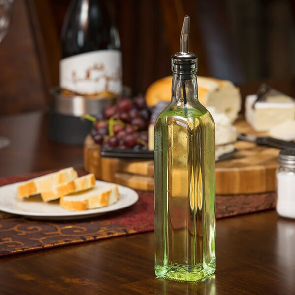 Tablecraft Prima 8.5 oz. Olive Oil Cruet with Pourer - 12/Case