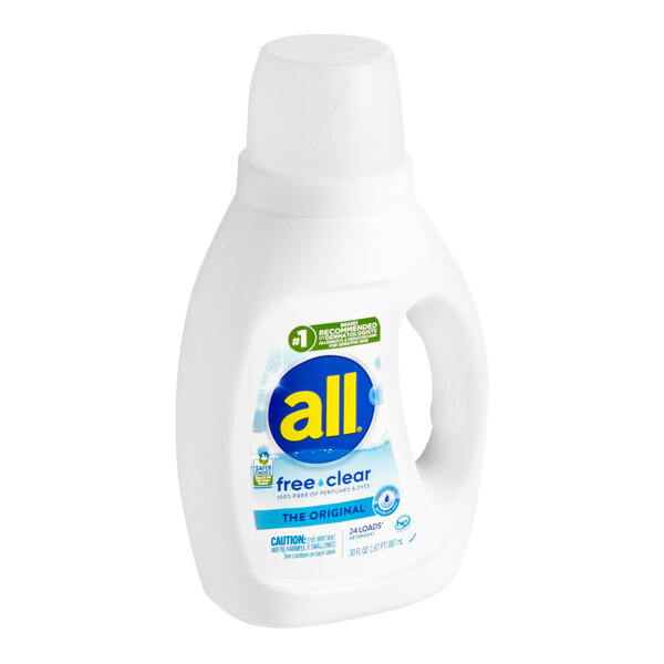 All Free Clear 30 oz. Liquid Laundry Detergent - 6/Case