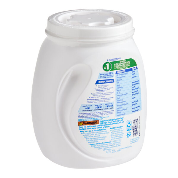 All Free Clear MIGHTY PACS 60-Count Laundry Detergent Pacs - 4/Case