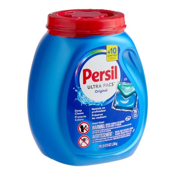 Persil Ultra Pacs Original 76-Count Laundry Detergent Pacs - 4/Case