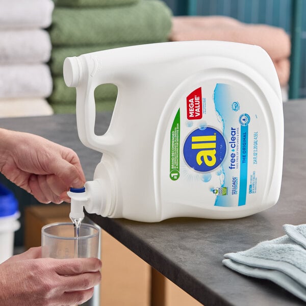All Free Clear 154 oz. Liquid Laundry Detergent - 2/Case