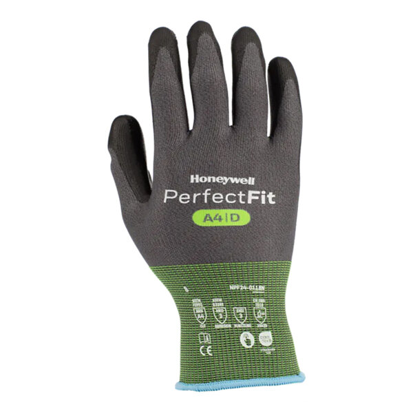 Honeywell Perfect Fit 3.0 NPF24-0118N-8 Gray 18 Gauge A4/D Cut-Resistant Glove - Size 8 (Medium) - Pair - 10/Case