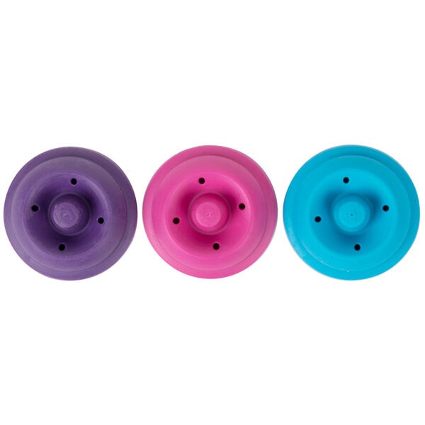 Vacu Vin Assorted Colors Replacement Wine Stoppers 0886060 - 36/Case