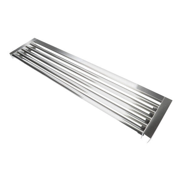 A stainless steel grill assembly for a commercial refrigerator, measuring 54 inches wide by 11 inches deep.