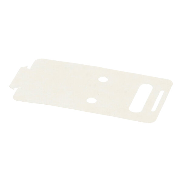 A flat, rectangular white guard with cutouts, designed for use as a shock or heating element guard in Wilbur Curtis equipment.