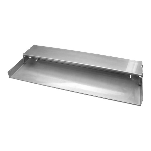 A stainless steel preheat bridge component for a Convotherm oven.