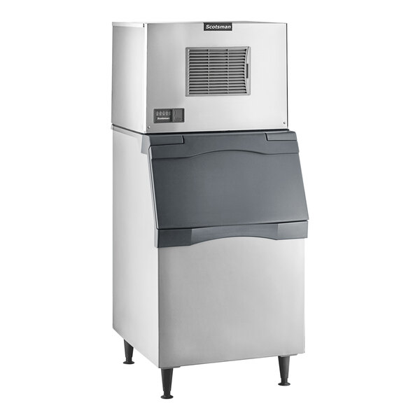 Scotsman MC0530MAX-1A Prodigy Elite® Series 30" Air-Cooled Medium Cube Ice Machine with Plastic Storage Bin with Vari-Smart Ice Level Control Kit - 476 lb., 115V