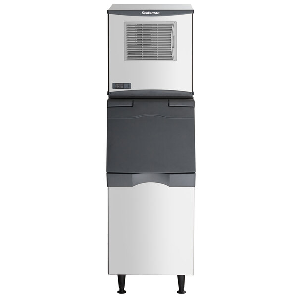 Scotsman NS0622AX-1A Prodigy® Plus Series 22" Air-Cooled Nugget Ice Machine with Stainless Steel Storage Bin - 664 lb., 115V