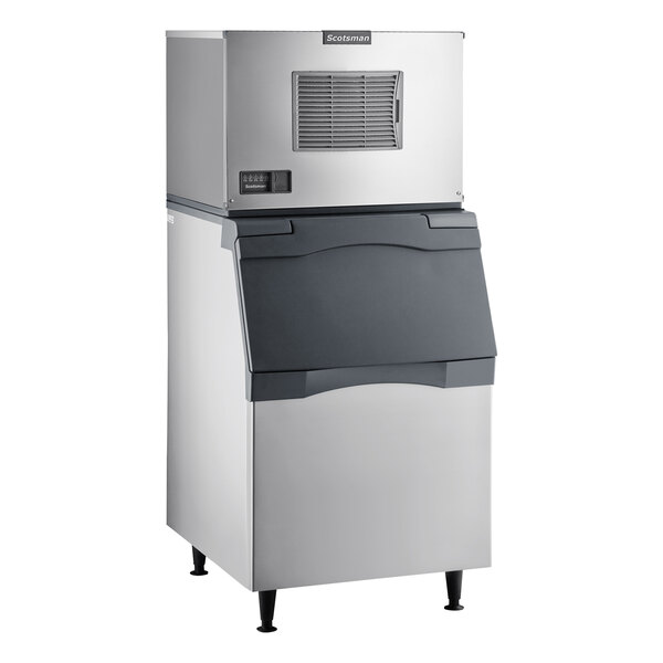 Scotsman MC0530SAX-1A Prodigy Elite® Series 30" Air-Cooled Small Cube Ice Machine with Stainless Steel Storage Bin - 476 lb., 115V